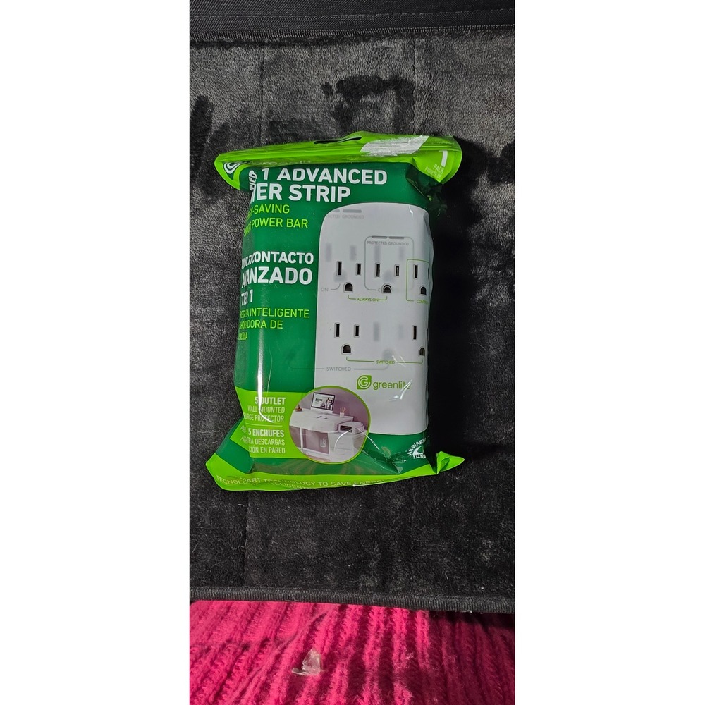 Greenlite Tier 1 Advanced Power Strip 5‎ Outlet Energy Saving Smart Power Bar